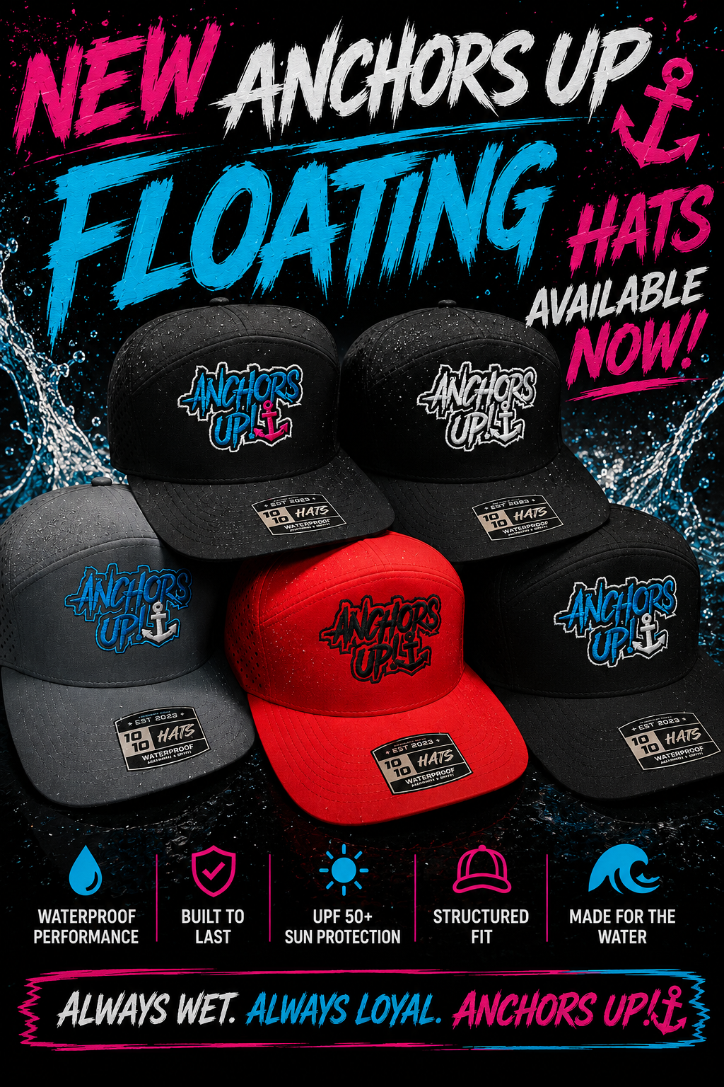 Anchors Up! Floating Hat